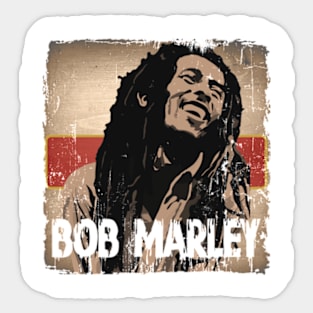 the bob marley - cool Sticker